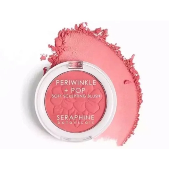 SERAPHINE BOTANICALS Periwinkle + Pop Sculpting Brush in SEASHELL - .09 oz NIB - Picture 3 of 7